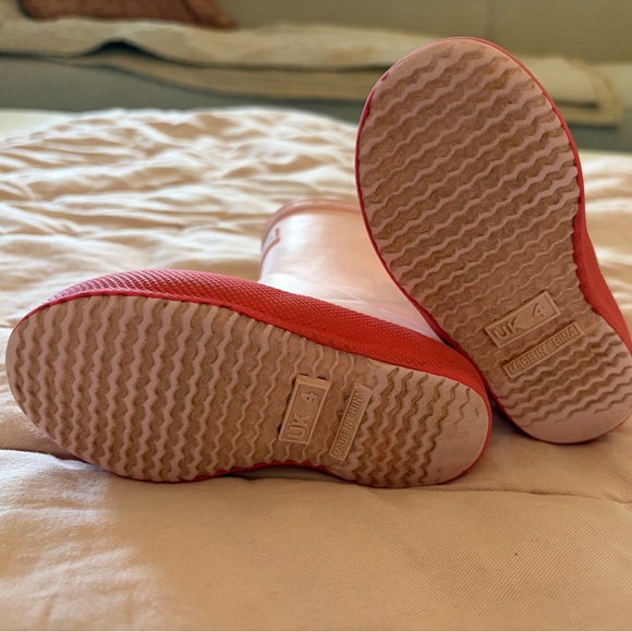 Hunter Rain Boots- blush pink with dark pink trim- toddler 6 - Picture 5 of 5